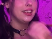 Sucking him off HARD so I can taste his cum❤️ 4/16