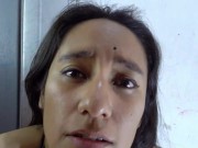 Latin brunette sloppy deepthroat HUGE FACIAL CUMSHOT 1/16