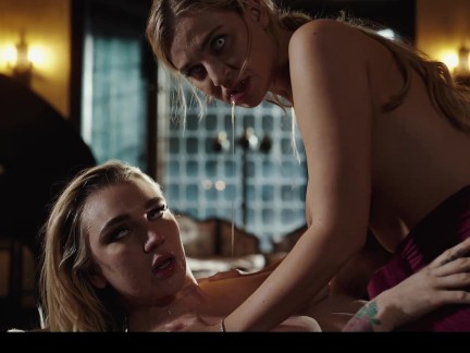Hot girls get possessed and end up having a threesome