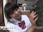 Marvel at a sweet schoolgirl’s exceptional Japanese oral talents 3/16