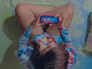 FREE FIRE player gives her pussy to her boyfriend while playing online 1/16