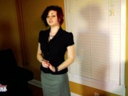 Hot Brunette In Maid Outfit Marci Fucked With Toy! 5/16