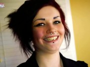 Hot Brunette In Maid Outfit Marci Fucked With Toy! 6/16