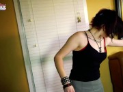 Hot Brunette In Maid Outfit Marci Fucked With Toy! 7/16