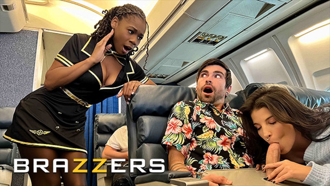 1280px x 720px - BRAZZERS - Naughty Girls LaSirena69 & Hazel Grace Go To The Back Of The  Plane & Share Lucky's Cock - RedTube
