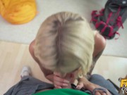 FakeHostel - super Sexy 18 teen with tight wet shaved pussy and little tits fucks lucky young guy in her dorm 7/16