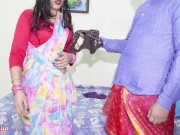 Young Bahu Priya Pissed on the Bed During Hard Fucking and Failed Anal in Hindi Audio 2/16