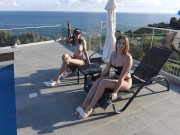 We had a foursome orgy at a friend's villa 3/16