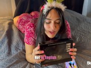 IZAMARIPOSA gifts me a deep throat for Christmas full video subtitled in English 1/16