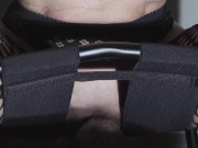 I use the chair to enjoy on his face. Want his tongue in my pussy 1/16