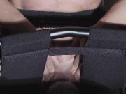 I use the chair to enjoy on his face. Want his tongue in my pussy 12/16