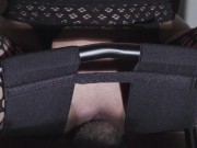 I use the chair to enjoy on his face. Want his tongue in my pussy 9/16