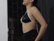 MY STEPSISTER AND I IN THE RAIN IN THE COLD DECIDED TO KEEP EACH OTHER WARM