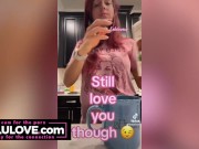 Big tits babe talks dirty closeup pussy views JOI, singing karaoke on stage, behind the porn scenes adventures - Lelu Love 10/16