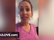 Big tits babe talks dirty closeup pussy views JOI, singing karaoke on stage, behind the porn scenes adventures - Lelu Love 5/16