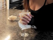 Hungry student caught stealing food and paid with her pussy -偷吃的好色女仆 3/16