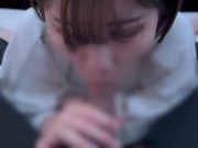 立ちフェラでギンギンにさせて最後は精子をごっくん♡ cum in mouth gokkun 10/16