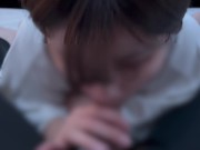 立ちフェラでギンギンにさせて最後は精子をごっくん♡ cum in mouth gokkun 11/16