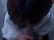 立ちフェラでギンギンにさせて最後は精子をごっくん♡ cum in mouth gokkun 2/16