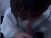 立ちフェラでギンギンにさせて最後は精子をごっくん♡ cum in mouth gokkun 4/16