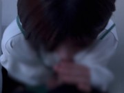 立ちフェラでギンギンにさせて最後は精子をごっくん♡ cum in mouth gokkun 5/16