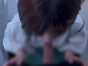 立ちフェラでギンギンにさせて最後は精子をごっくん♡ cum in mouth gokkun 6/16