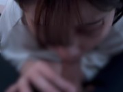 立ちフェラでギンギンにさせて最後は精子をごっくん♡ cum in mouth gokkun 8/16