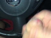 Risky masturbation While I Am In My Car Parked On The Street 14/16