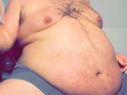 Stoned Krispy Kreme Belly Stuffing! Feedee 12/16