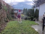 Sneaker Pee and Warm Sprinkler Fun with Nerdy Faery 15/16