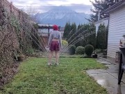 Sneaker Pee and Warm Sprinkler Fun with Nerdy Faery 8/16