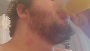 Piss drinking male slut (short)