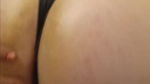 Butt plug insertion on a Crossdresser