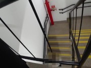 Dick Flashing in front of a hot stranger. She helped me cum in a public place. 16/16