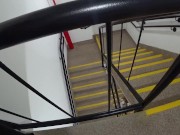 Dick Flashing in front of a hot stranger. She helped me cum in a public place. 2/16