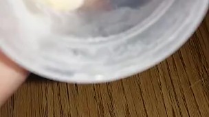 Frozen collected cum from strangers