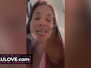 Big boobs babe sharing behind scenes cum on ass first sex of new year, fuzzy furry bra & new bikini for new tits - Lelu Love 7/16