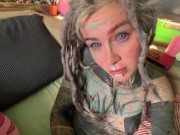 Crempie my Cunt - Tattoo girl gets a big load 8/16