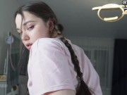 My stepsister likes reading books and anal  sex- Valeria Sladkih 12/16