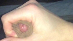 Close-up wet masturbation and ejaculation