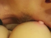 THREESOME with TANTALY - Mi scopre mentre mi scopo la Bambola e lui la prende da dietro (DIA ITA) 5/16