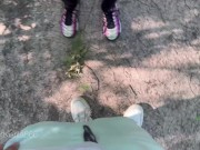 OUTDOOR!  gets a raw fuck in the middle of the forest — xxxVlog ft. Noah Pells 5/16