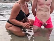 Matriarch Ezada Sinn - ruined orgasms for My human object on the beach (preview) 7/16