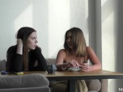 Female cuckold girlfriend watches her girl suck dick 1/16