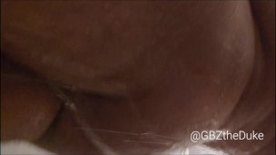 Big Mexican bear gym shower tease