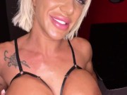 Blonde Muscular Fitness Model Bodybuilder Masturbation 5/16