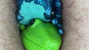Sealing green and blue away with my glass plug