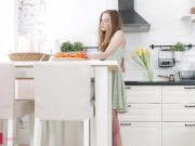 Flat-chested teenl with long hair enjoys prone fucking and lots of cum 2/16