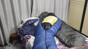 Cum down quilt mega puff