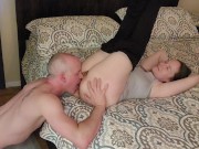 She thought she was getting her way, but then she got bent over. See it go in her ass on OF. 6/16